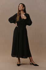 Eb & Ive Ayana Maxi Dress in Black