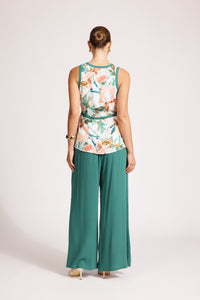 Eb & Ive Alegria Spliced Tank in Estate Teal