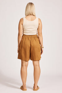 Eb & Ive Miramar Short in Caramel