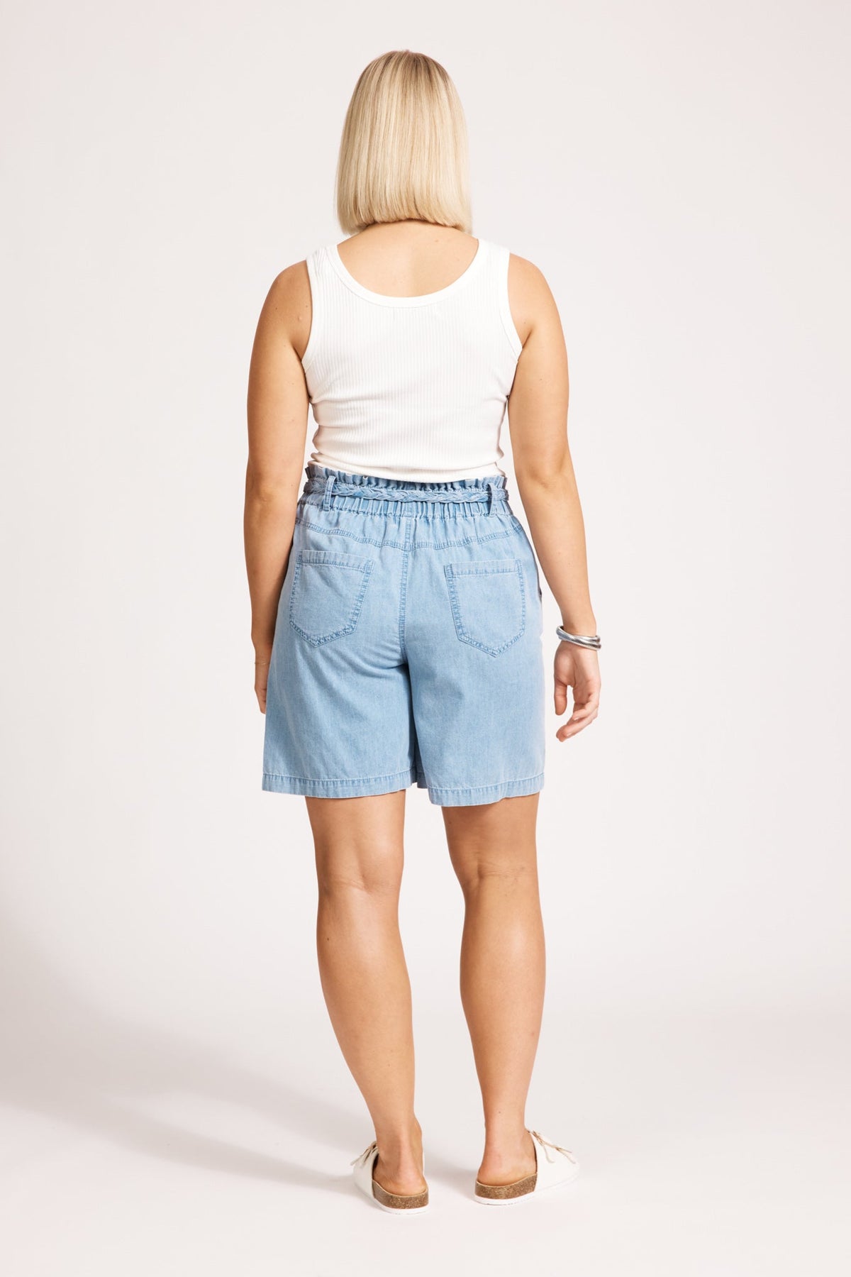 Eb & Ive Melenia Denim Short in Indigo