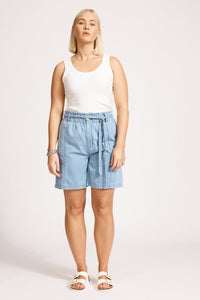 Eb & Ive Melenia Denim Short in Indigo