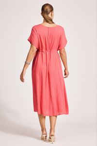 Eb & Ive Alesia Rope Tie Dress in Melon