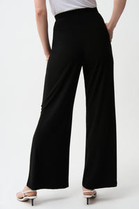 Joseph Ribkoff Gold Trim Pant in Black 261018
