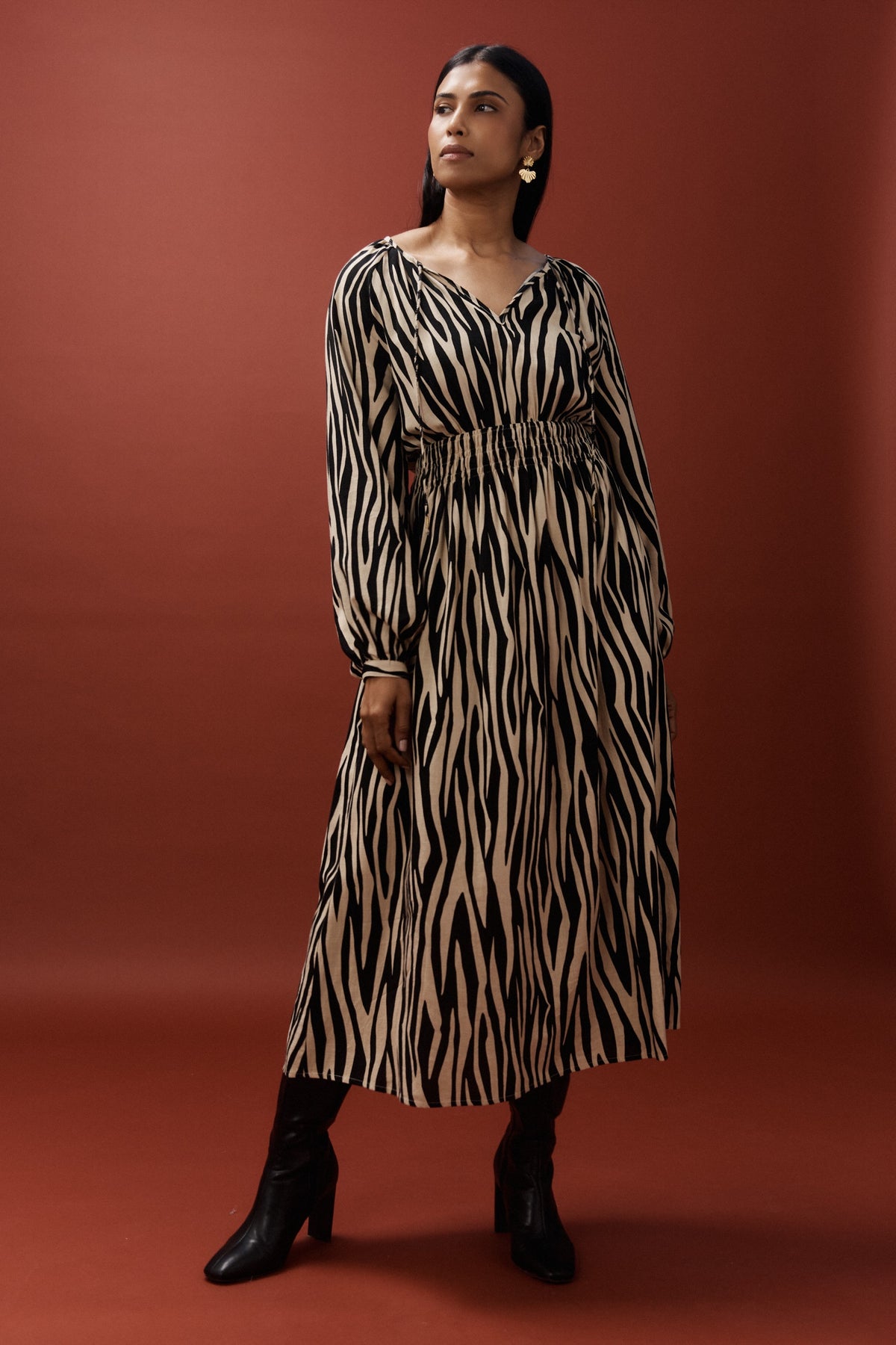 Eb & Ive Bajau Maxi Dress in Savanna