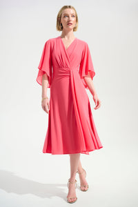Signature by Joseph Ribkoff Fit & Flare in Paradise Coral 261710
