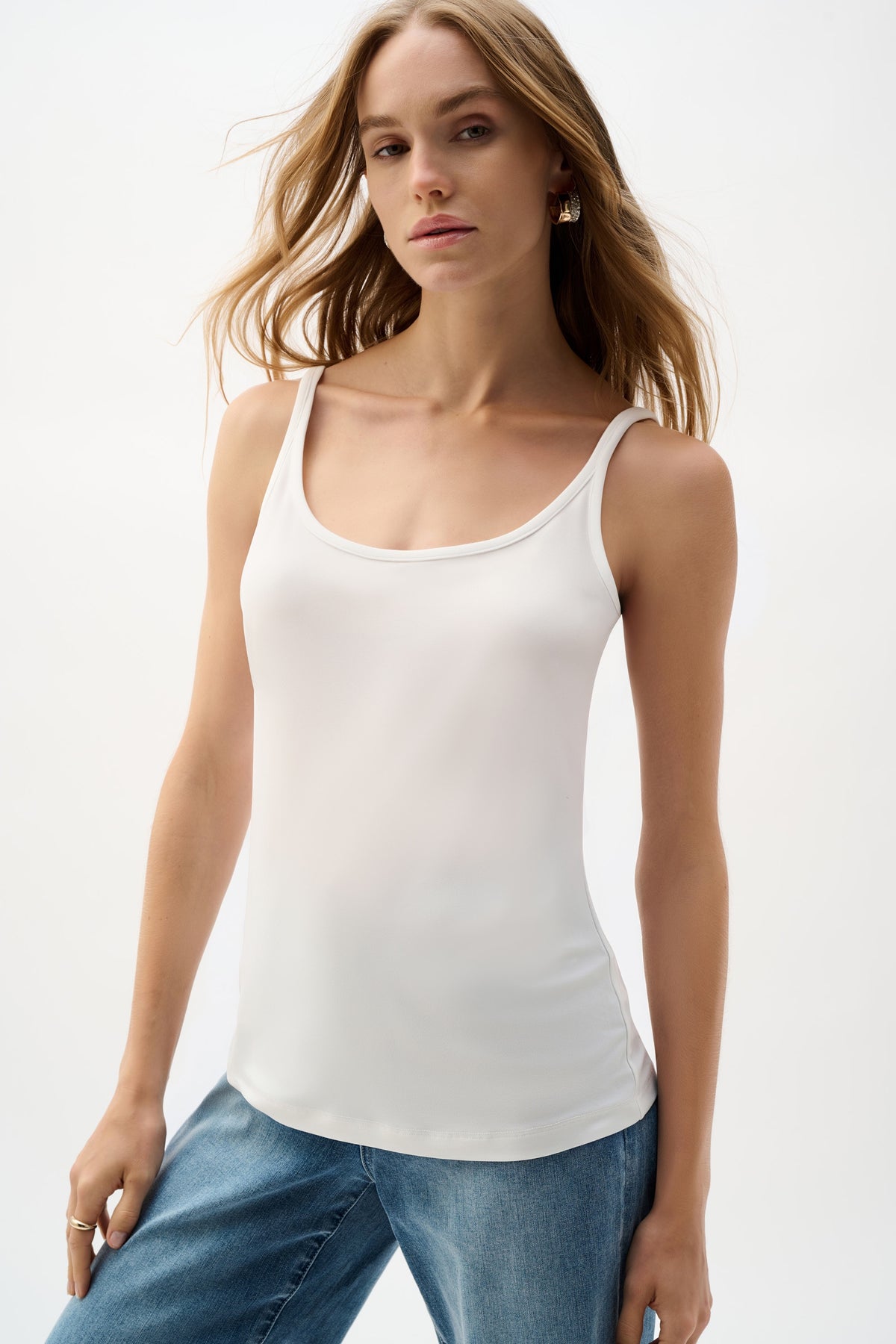 Joseph Ribkoff Spaghetti Strap Cami in Vanilla 261902