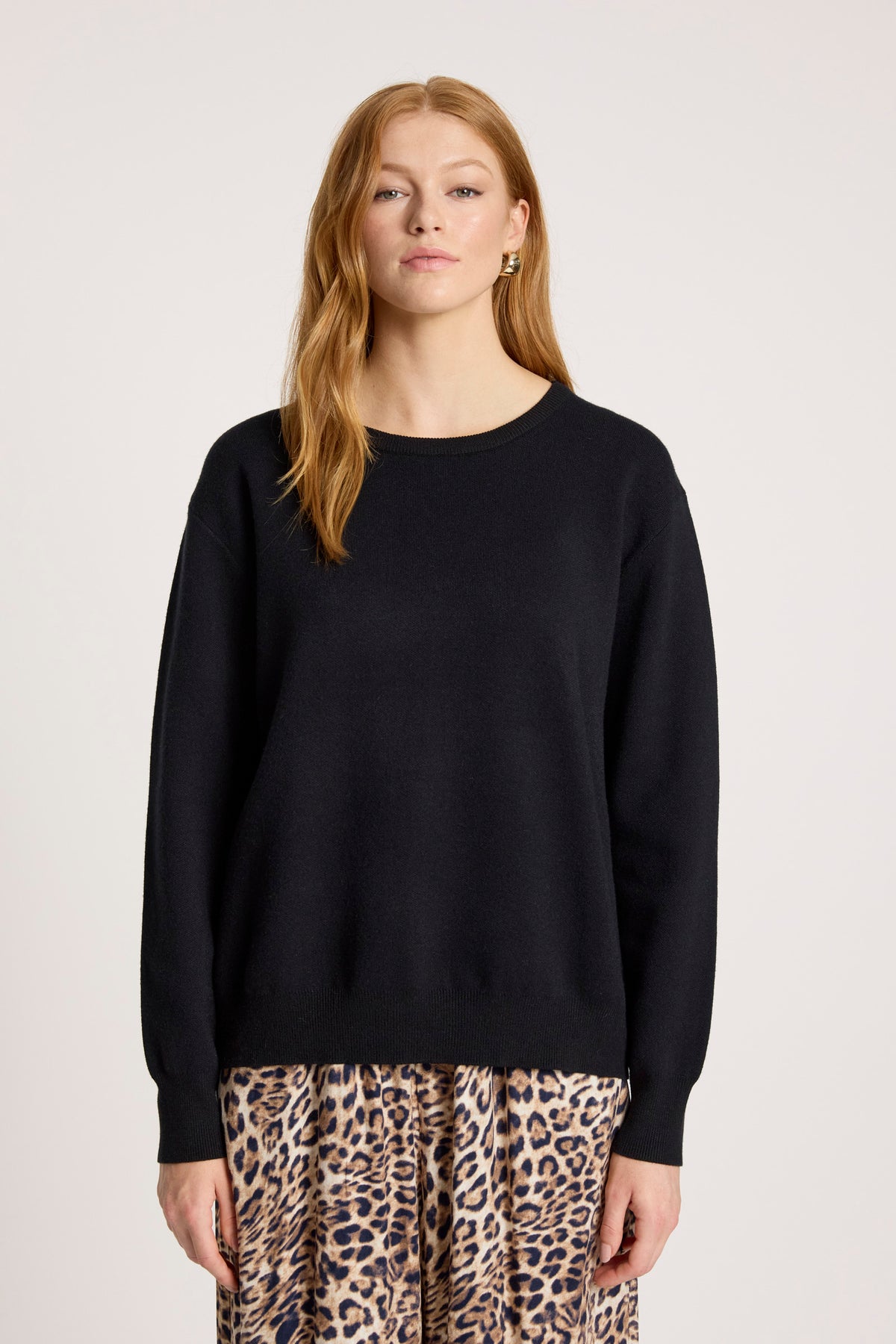 Eb & Ive Zala Jumper in Black