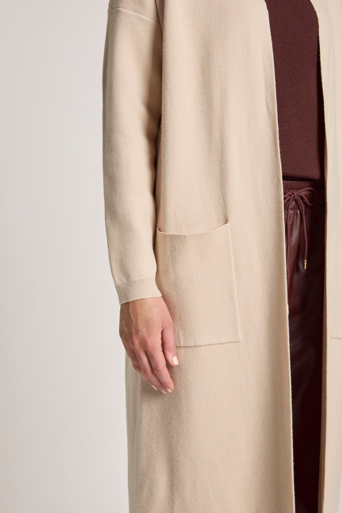 Eb & Ive Zala Cardigan in Bisque