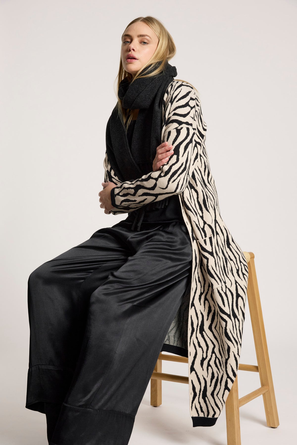 Eb & Ive Zala Cardigan in Savanna