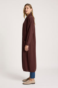 Eb & Ive Zala Cardigan in Mahogany