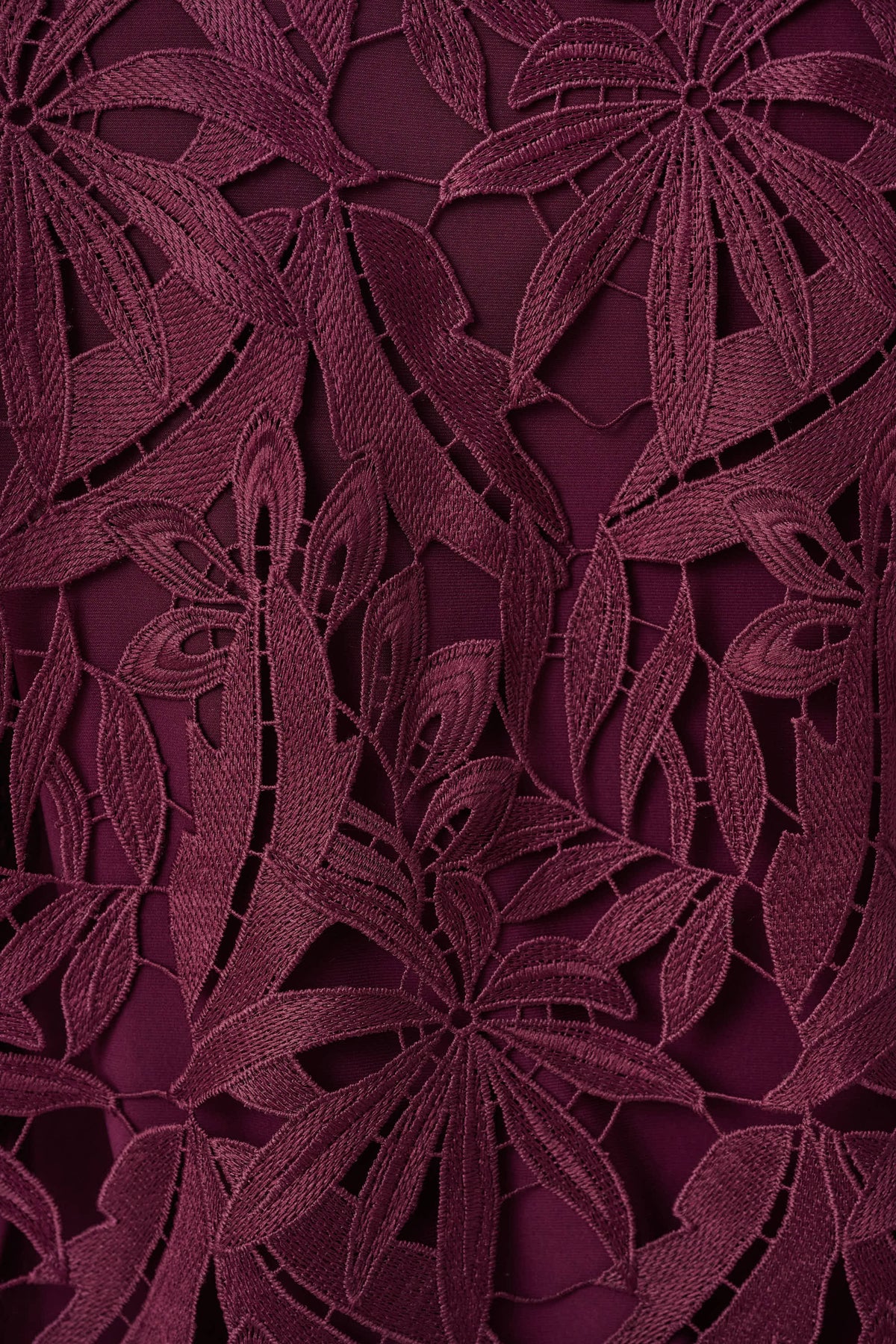 Joseph Ribkoff Guipure Lace Twinset in Elderberry 262096-262094