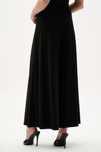 Joseph Ribkoff Buckle Wrap Culottes in Black 262150