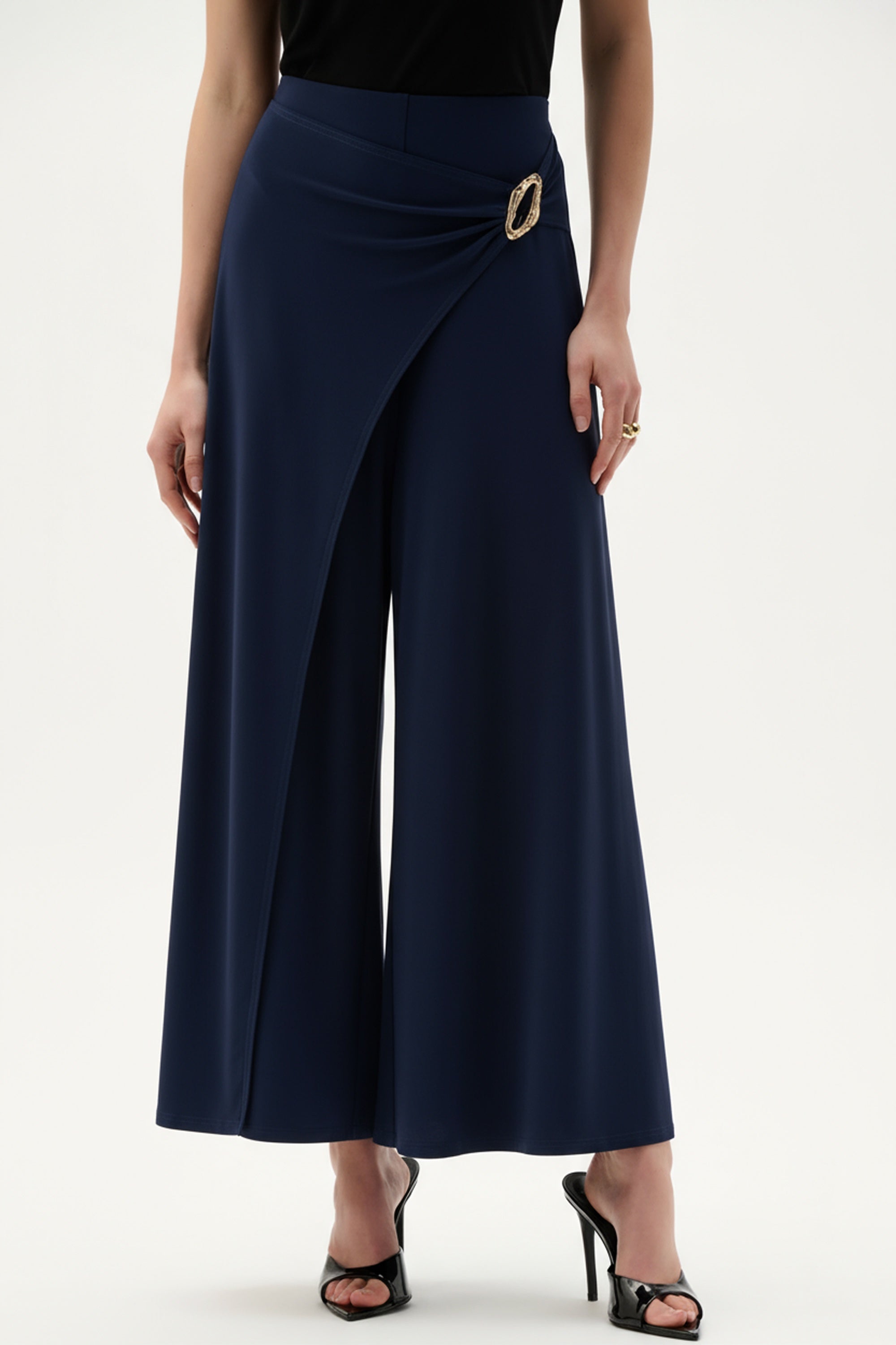 shellerシェリエ check jacquard wrap culottes Culottes – shéller / シェリエ