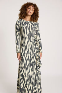 Eb & Ive Aria Tie Maxi Dress in Savanna