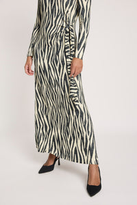 Eb & Ive Aria Tie Maxi Dress in Savanna