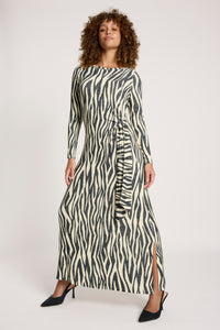 Eb & Ive Aria Tie Maxi Dress in Savanna