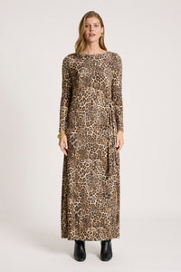 Eb & Ive Aria Tie Maxi Dress in Nomad
