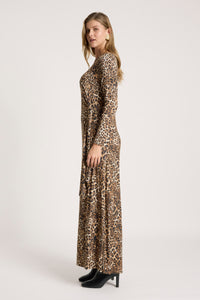 Eb & Ive Aria Tie Maxi Dress in Nomad