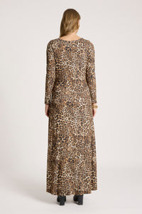 Eb & Ive Aria Tie Maxi Dress in Nomad