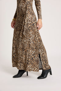 Eb & Ive Aria Tie Maxi Dress in Nomad