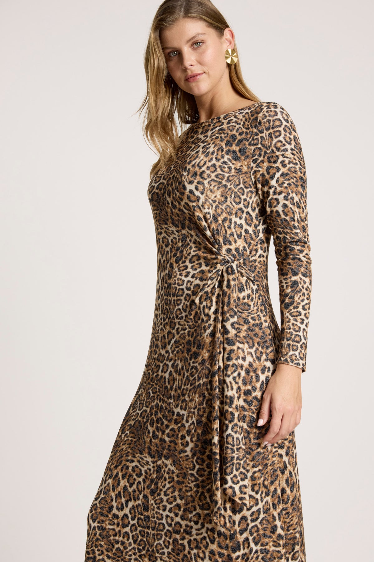 Eb & Ive Aria Tie Maxi Dress in Nomad