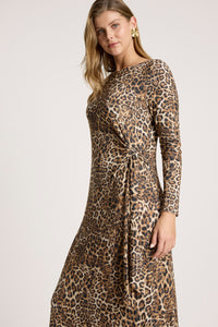 Eb & Ive Aria Tie Maxi Dress in Nomad