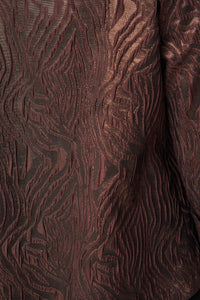 Joseph Ribkoff Jacquard Animal Jacket in Brown 263084
