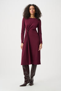 Joseph Ribkoff Crepe Dress in Elderberry 263178