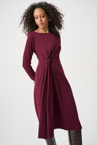 Joseph Ribkoff Crepe Dress in Elderberry 263178