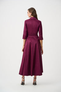 Signature by Joseph Ribkoff Taffeta Gown in Berry Burst 263704