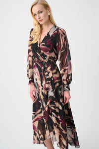 Signature by Joseph Ribkoff Wrap in Black Cherry 263739