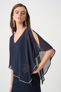 Signature by Joseph Ribkoff Gown in Midnight Sparkle 263748