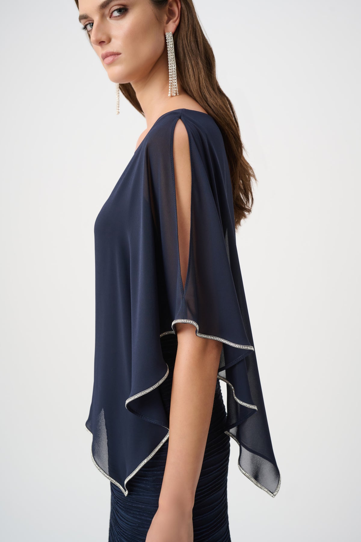 Signature by Joseph Ribkoff Gown in Midnight Sparkle 263748