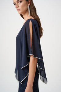 Signature by Joseph Ribkoff Gown in Midnight Sparkle 263748