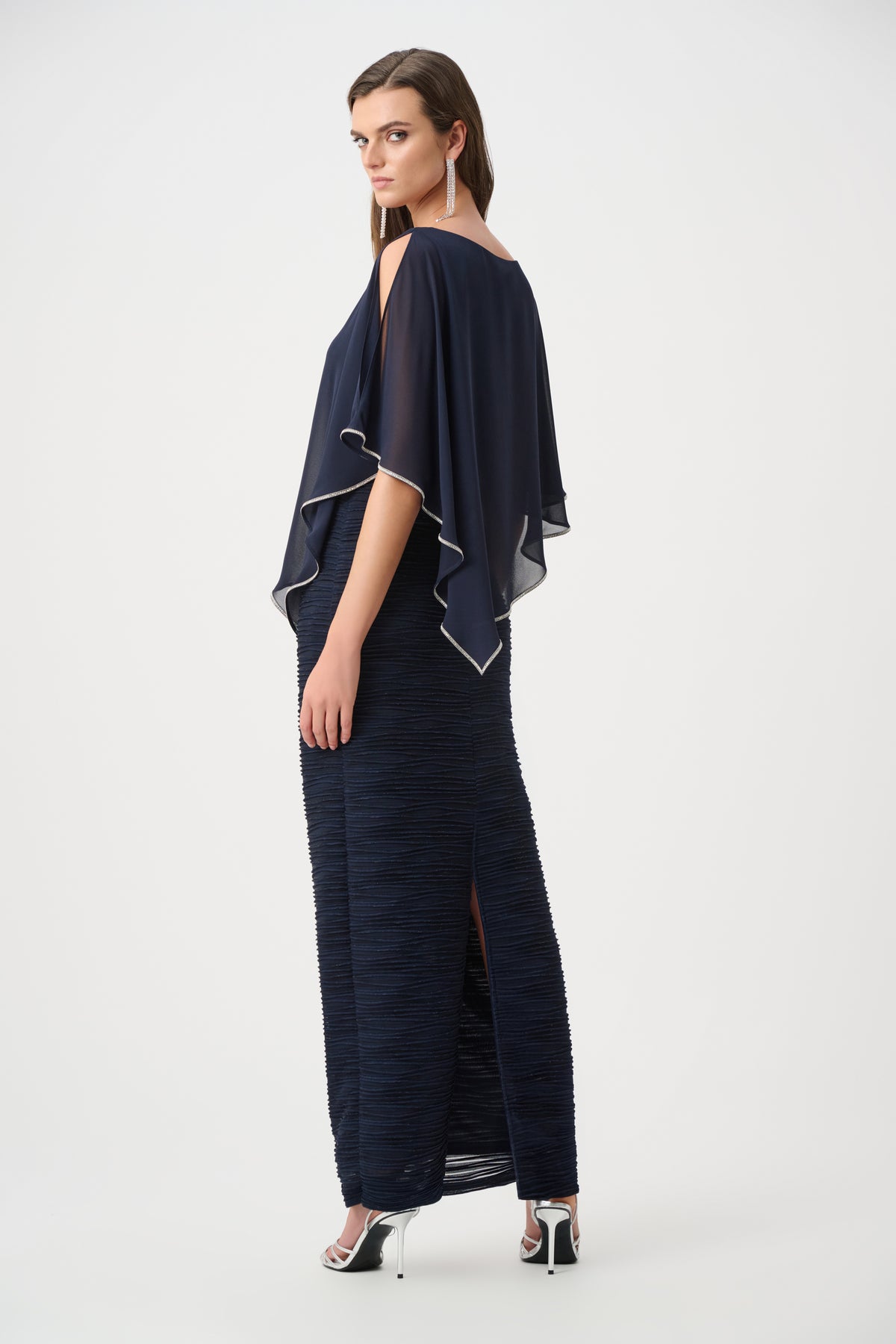 Signature by Joseph Ribkoff Gown in Midnight Sparkle 263748