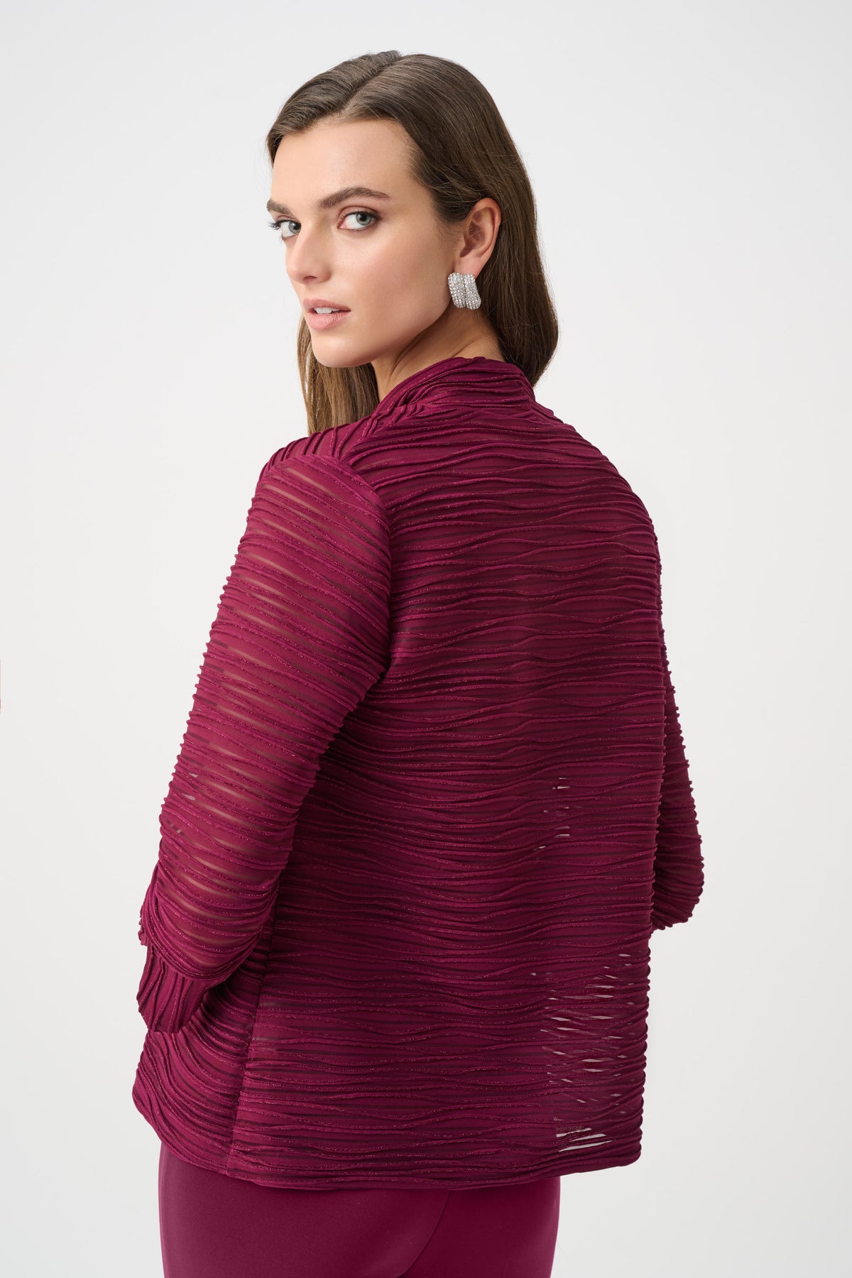 Signature by Joseph Ribkoff Twinset in Berry Burst 263755