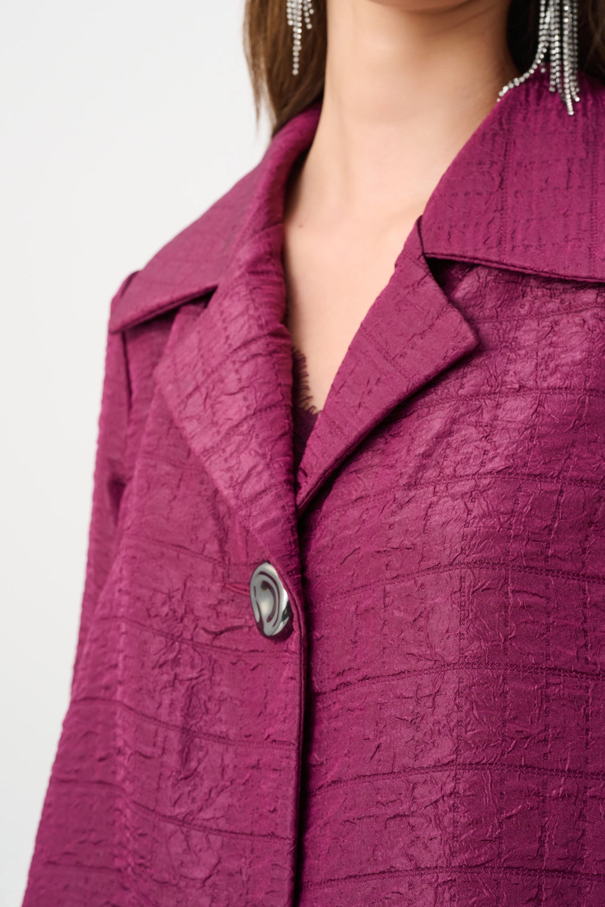 Signature by Joseph Ribkoff Swing Jacket in Berry Burst 263760
