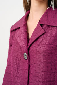 Signature by Joseph Ribkoff Swing Jacket in Berry Burst 263760