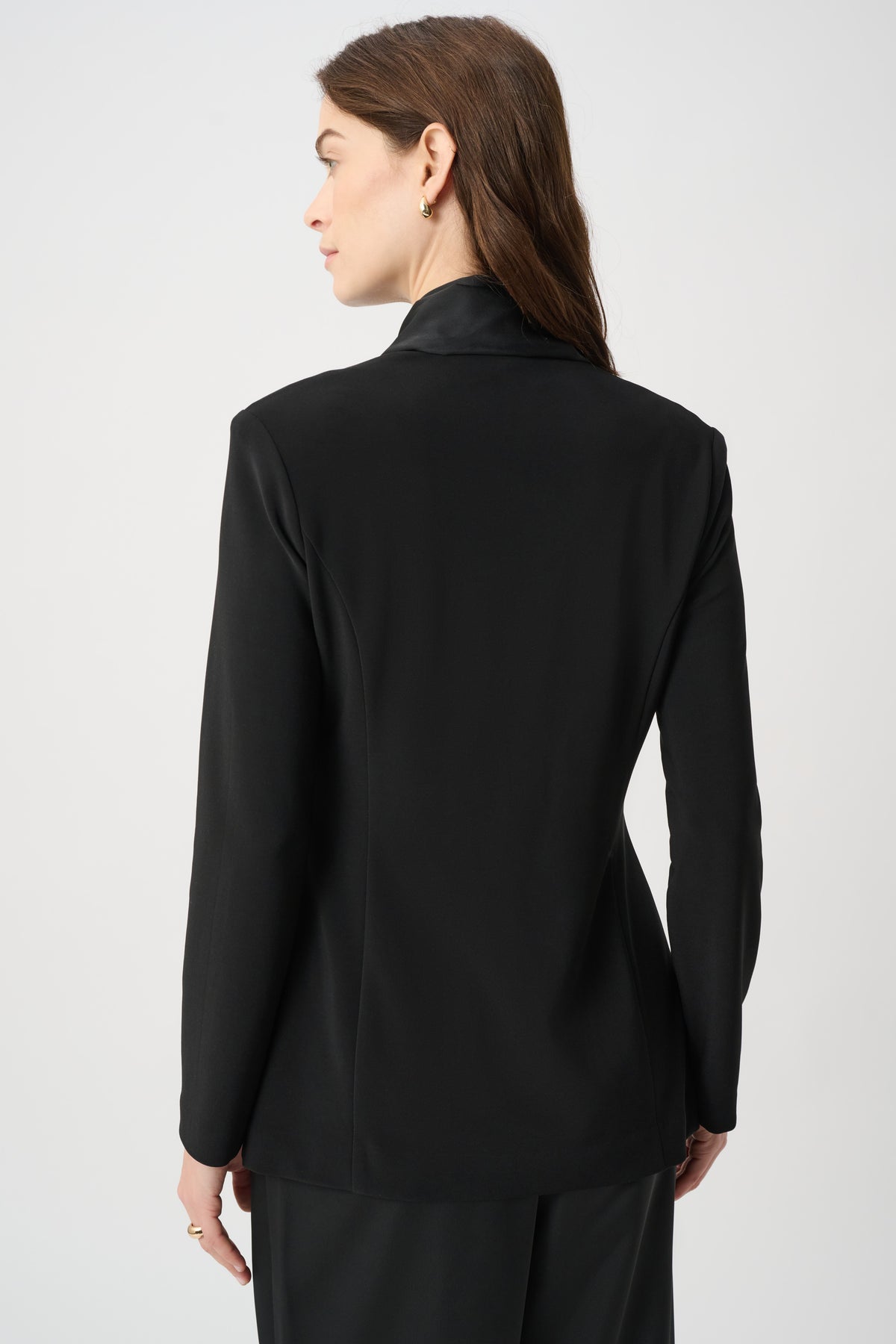 Joseph Ribkoff Scarf Collar Blazer in Black 264092