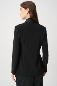 Joseph Ribkoff Scarf Collar Blazer in Black 264092