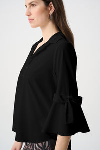 Joseph Ribkoff Bow Tunic in Black 264100