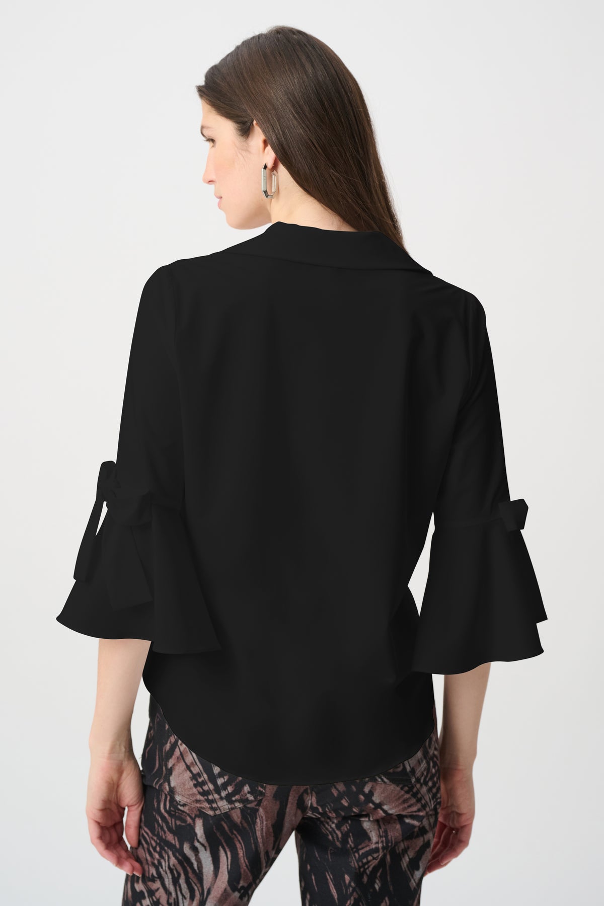 Joseph Ribkoff Bow Tunic in Black 264100