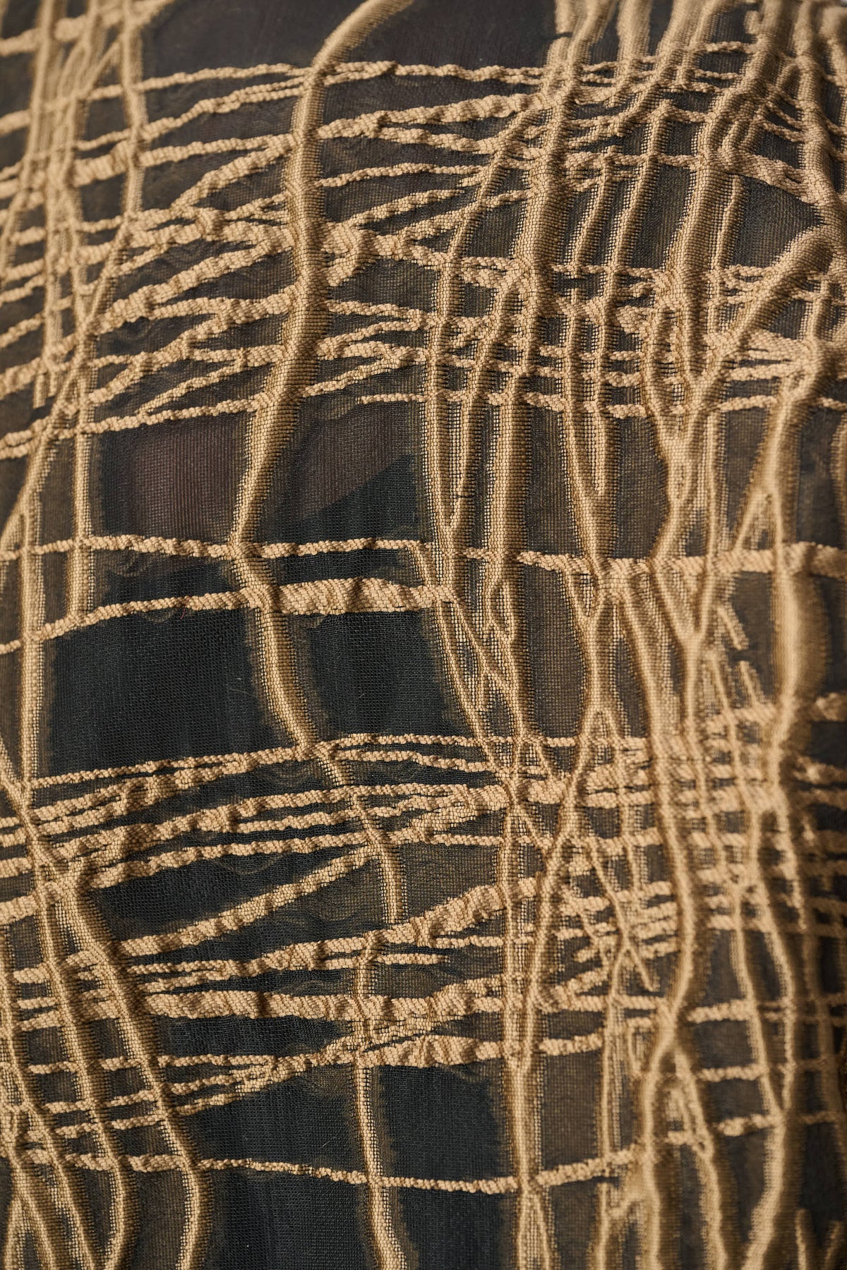 Joseph Ribkoff Jacquard Jacket in Black Gold 264127