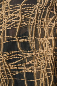 Joseph Ribkoff Jacquard Jacket in Black Gold 264127