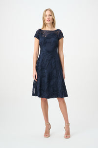 Signature by Joseph Ribkoff Swirl Dress in Midnight 264720