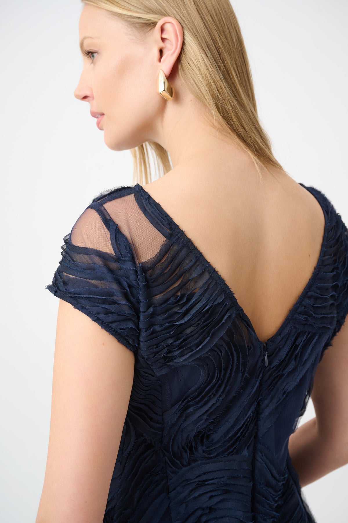 Signature by Joseph Ribkoff Swirl Dress in Midnight 264720