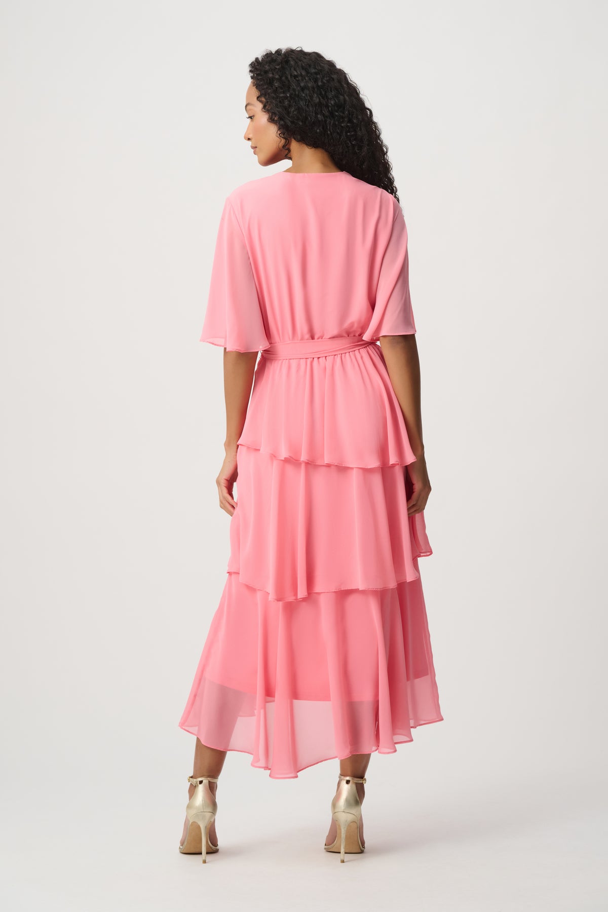 Signature by Joseph Ribkoff Tiered Dress in Bellini 271763
