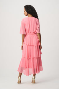 Signature by Joseph Ribkoff Tiered Dress in Bellini 271763