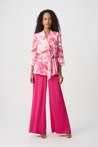 Signature by Joseph Ribkoff Organza Jacket in Pink Vanilla 271770