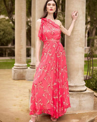 Sacha Drake FRANCESCA Maxi Dress in Pink Floral